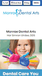 Mobile Screenshot of dentalartsmonroe.com